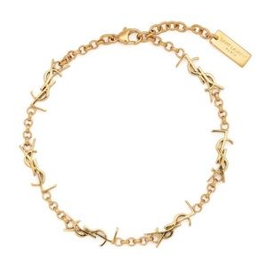 SAINT LAURENT YSL logo bracelet